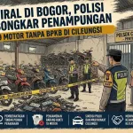 Viral di Bogor, Polisi Bongkar Penampungan 19 Motor Tanpa BPKB di Cileungsi